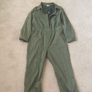 Fashion Nova Aviator Babe Jumpsuit Large